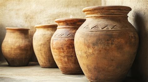 jars  clay vintage terracotta jars  ancient handmade style