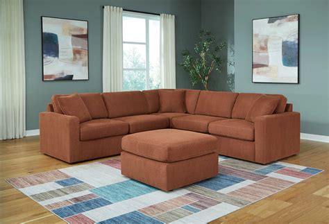 Ashley Signature Design Modmax 92102U14 5-Piece Sectional And Ottoman