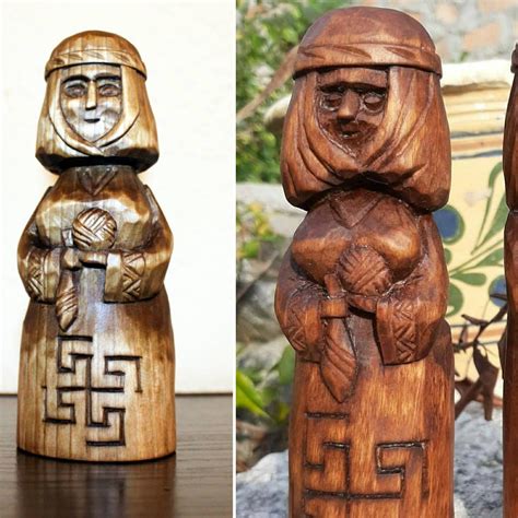 Mokosha Goddess wooden statue Slavic Mother Makosh Pagan | Etsy