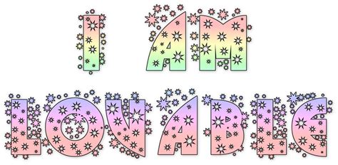 I AM LOVABLE - POSITIVE WORDS RESEARCH
