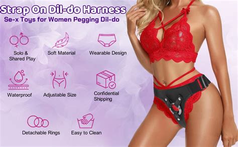 amazoncom strap  dildo harness adult sex toys  women men pegging