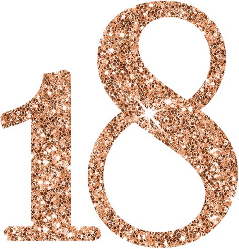 Number 18 Png