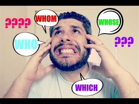 Dicas de inglês - Diferenças entre who whom which e whose - YouTube