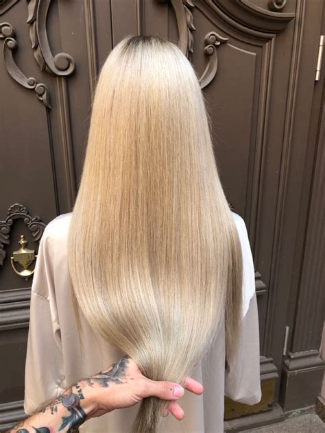 Наращивание волос Блонд Blonde hair Blonde