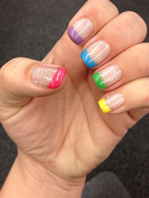 french tip nails color 5