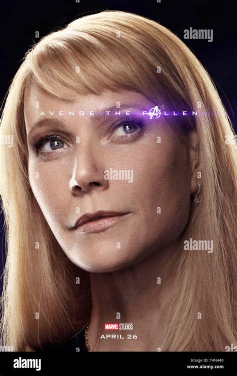 AVENGERS: ENDGAME, (aka AVENGERS 4), US character poster, Gwyneth ...