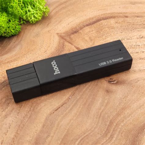 Картридер MicroSD/SD HOCO HB20 Black, цена, купить в Украине - connector