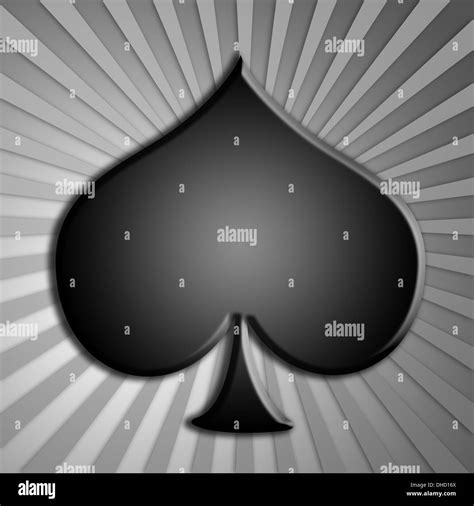 pattern playing cards symbols black  white stock  images alamy