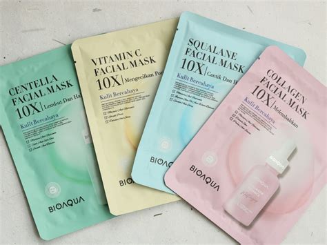 Review: Facial Mask BIOAQUA Cuma Rp4 Ribuan, Beneran Bagus Enggak, Ya ...