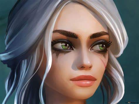 The Witcher 3: Wild Hunt (Cirilla) 4K wallpaper download