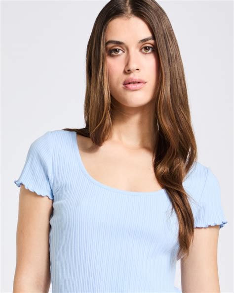 Savida Maddie Rib Top - Dunnes Stores