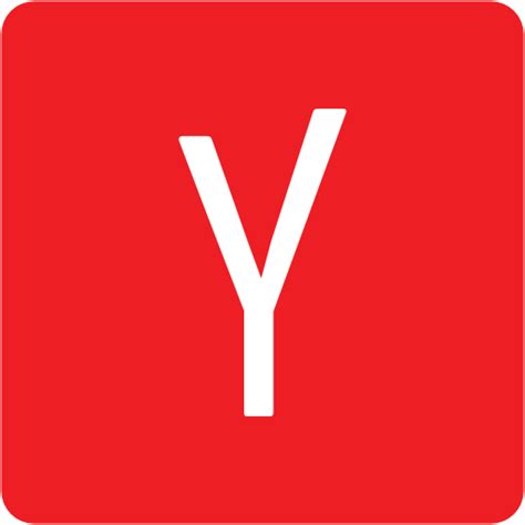 Icono Yandex, en Gratis de Address Book providers in colors