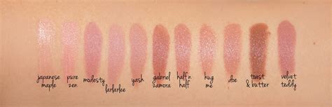 mac modesty swatch mac cosmetics cremesheen lipsticks review
