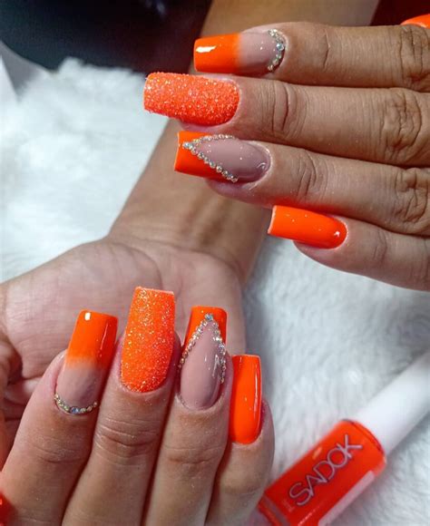 Decoração De Unha Laranja - Unhas elegantes com esmalte Laranja - Sugestões e galeria de fotos ...