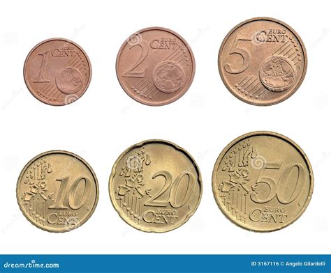 euro cents   cement road royalty  stock image cartoondealer