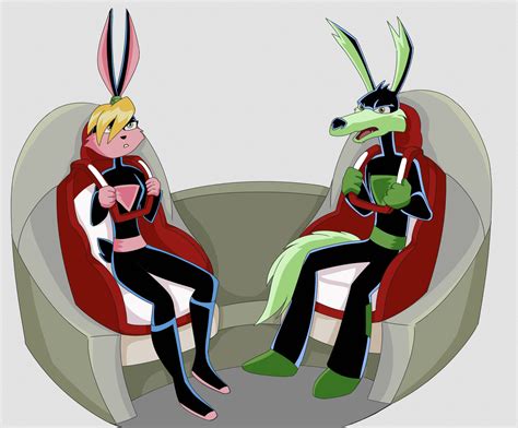Lexi Bunny X Tech E. Coyote In A Drop Pod (Comm..) by Pingo04 on DeviantArt