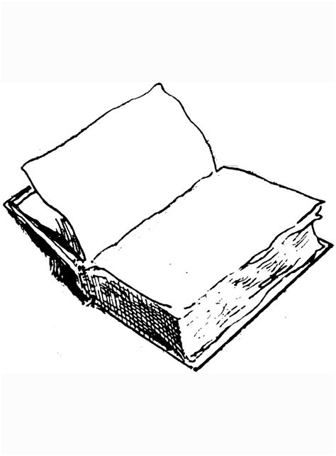 book and pen coloring page - Clip Art Library