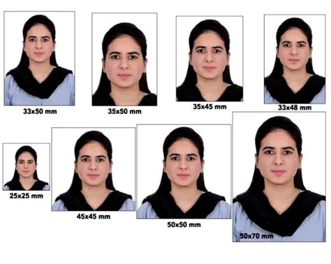 passport photo size chart  tips    perfect id picture