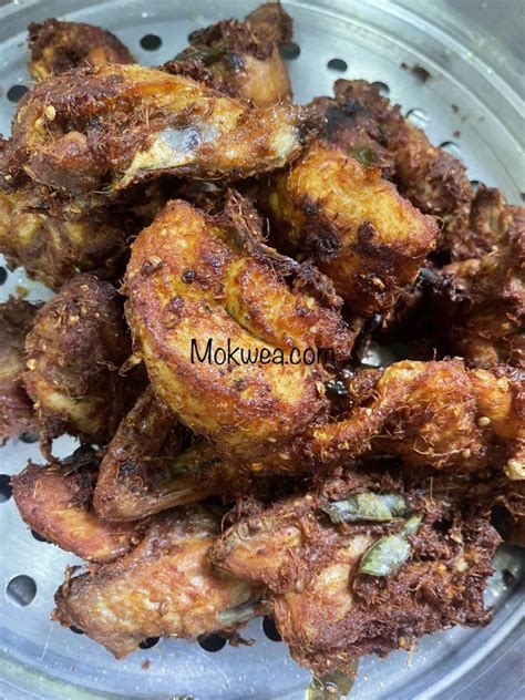 resepi ayam goreng berempah sedap mokwea aishah