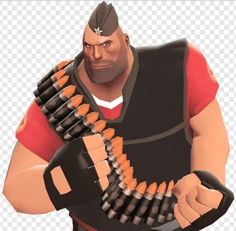 Создать мем "пулеметчик из тим фортресс 2, tf 2, пулемётчик team ...
