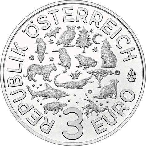 Красочный мир животных на монетах Австрии. Первые монеты серии. - Euro ...