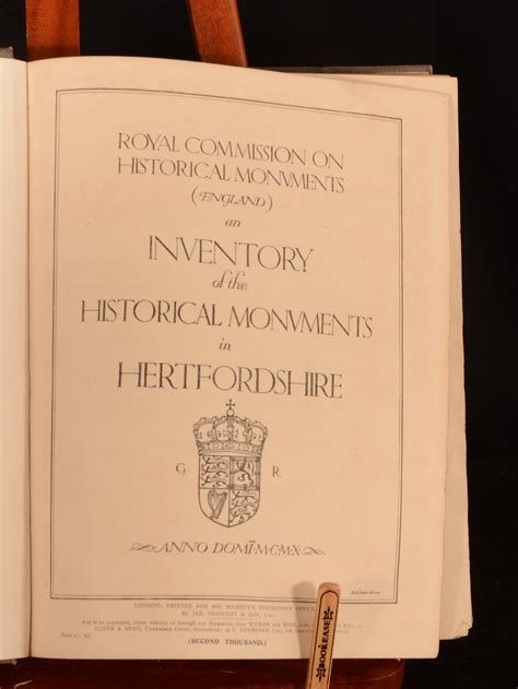 Royal Commission on Historical Monuments (England) Inventory of the