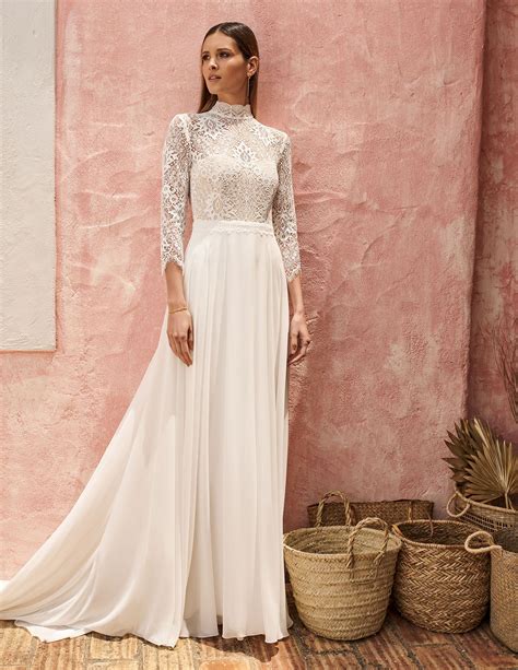 Luxus Kleid Mit Chiffon Rock