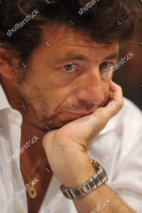 patrick bruel attends france poker  editorial stock photo stock