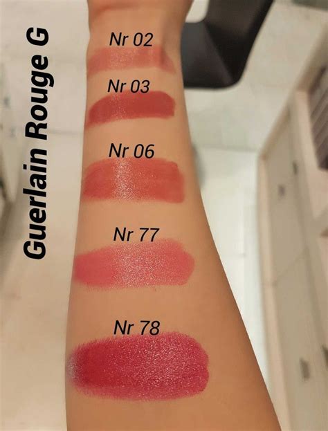 Guerlain Rouge G swatches | Guerlain, Green lipstick, Guerlain lipstick
