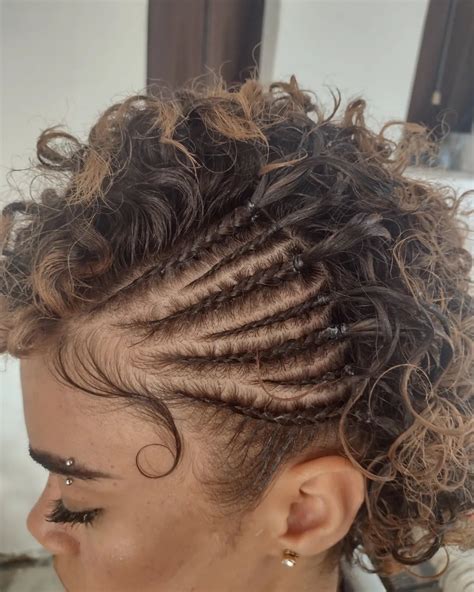 Tranças Em Cabelos Curtos E Cacheados - 21 tendências de tranças para cabelo cacheado para apostar - Eu Total