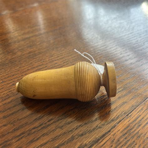 treen thimble holder   moorabool antique galleries