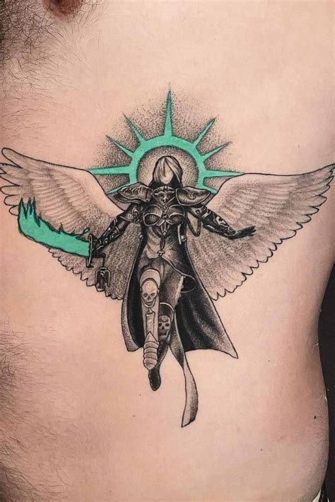 40 Spiritual Angel Tattoo Ideas and It's Meaning
