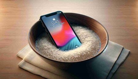 Apple: Не слагайте айфона в ориз