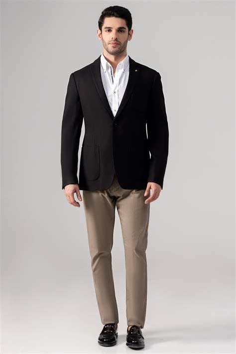Shop CASUAL COAT BLACK For Men Online