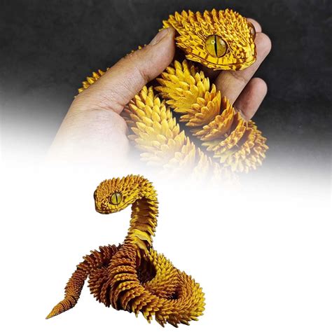 Articulated 3D Printed Animal Figures Flexible Poseable Collectible Toy
