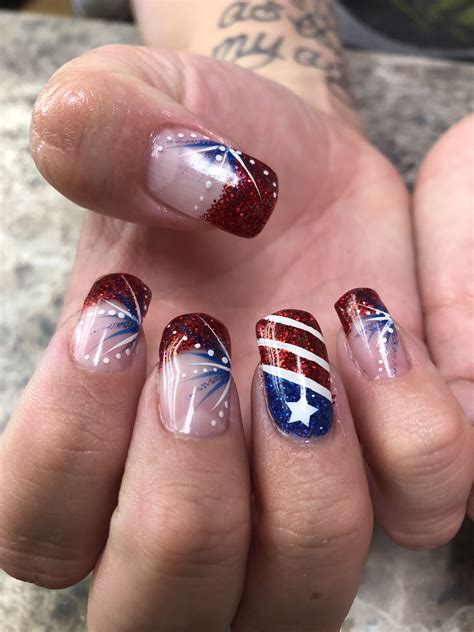 easy 4th of july nails 9