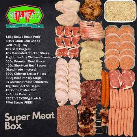 super meat box  xg scotch fillet steaks  meat delivery