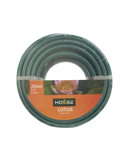 Шланг для полива EVCI Plastik Lotus 1/2 дюйма, 20 метров, армированный ...