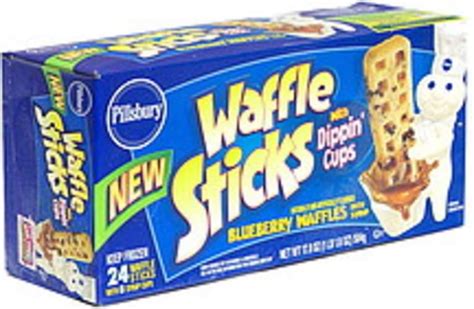 Pillsbury with Dippin' Cubes, Blueberry with Syrup Waffle Sticks - 24 ...