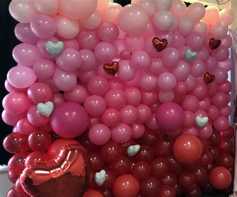 Balloon Wall Backdrop Ombre Colors - The Brat Shack Party Store