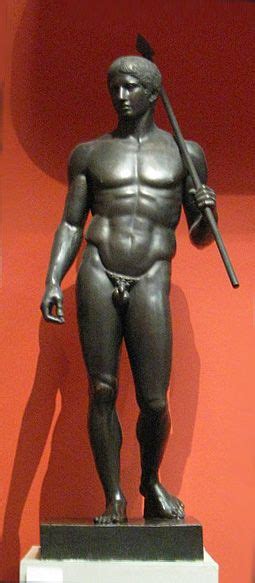Polykleitos, The Doryphoros. Cast in Pushkin Museum, Moscow. The ...