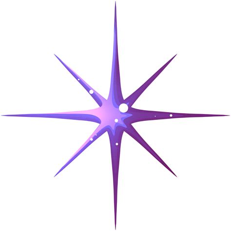 Violet star in open space 43729404 PNG