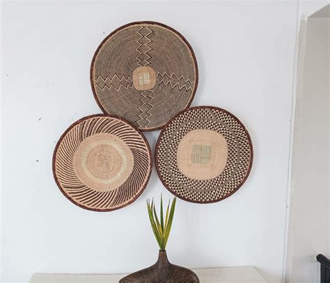 Wall Hanging Basket, Basket Wall Decor, Boho Wall Decor, Baskets On ...