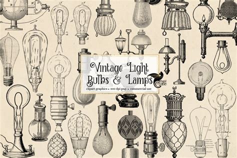 Vintage Light Bulbs and Lamps