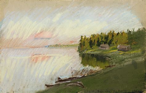 Art-каталог: живопись и графика - Левитан Исаак Ильич - У озера. 1893