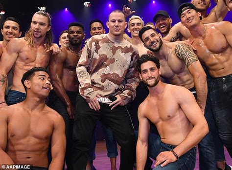 The entire cast of Channing Tatum's Magic Mike Live Australia is ...