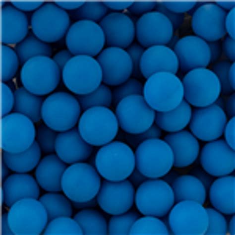 blue ping pong balls