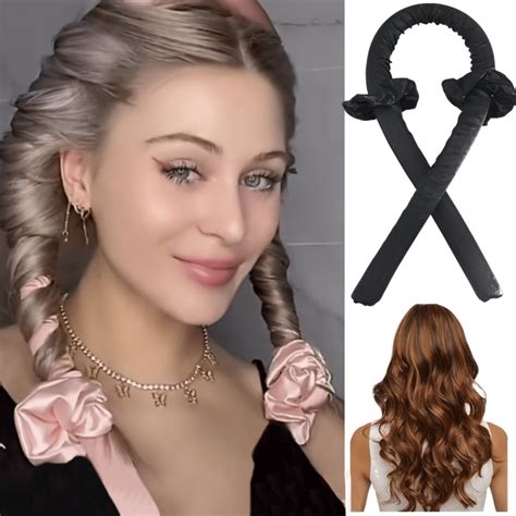 how to wrap your hair in heatless curls