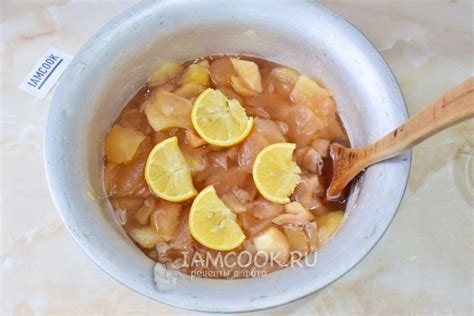 Джем из яблок и лимона на зиму — рецепт с фото пошагово