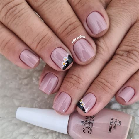 Lindas Unhas Curtas Decoradas - Unhas Curtas Decoradas - Idéias para fazer nas Clientes - Faby Cardoso